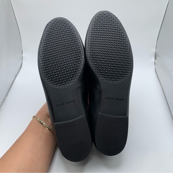 NWOB Cole Haan Women's Keira Ballet Flat, Black leather bow size 7B 1083 - Picture 10 of 11